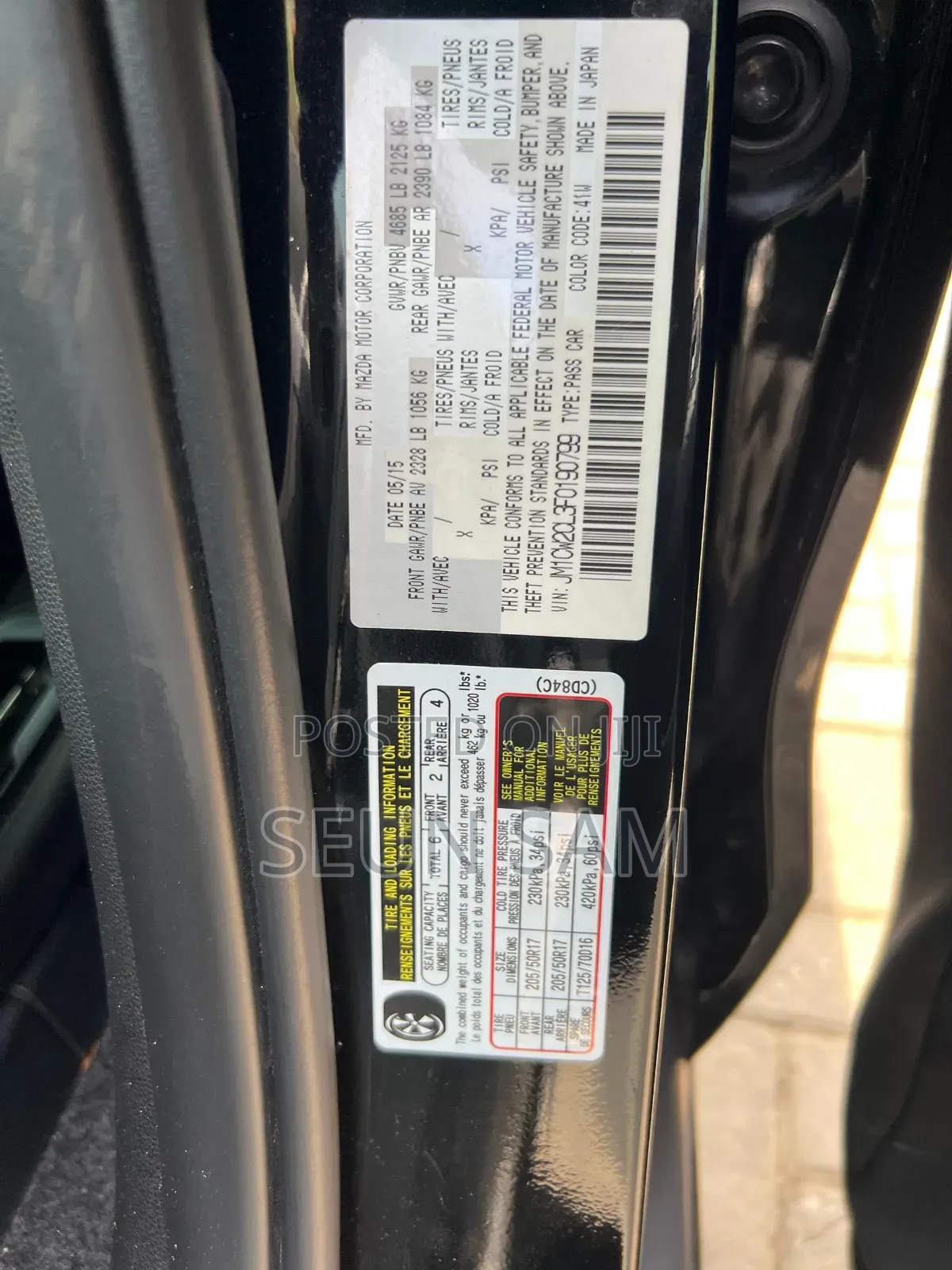 Mazda 5 2015 Black