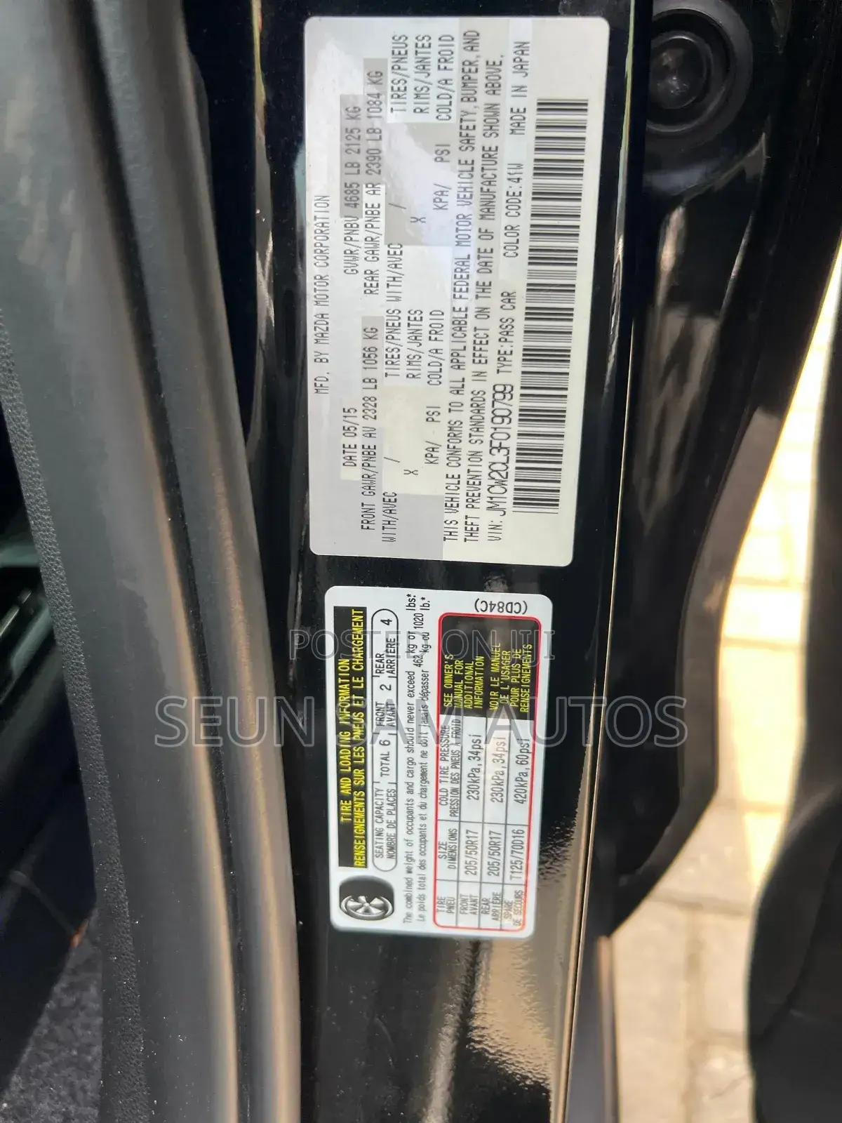 Mazda 5 2015 Black