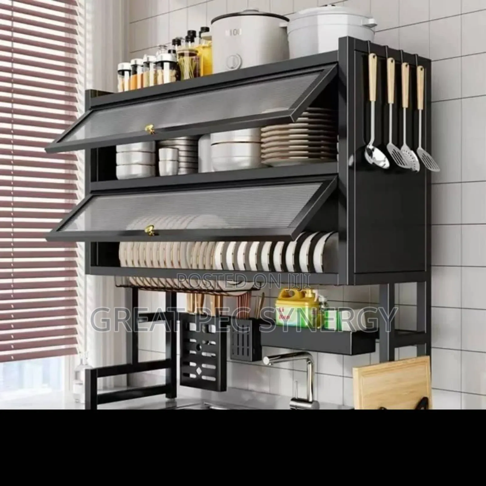 Double Layer Over The Sink Kitchen Rack