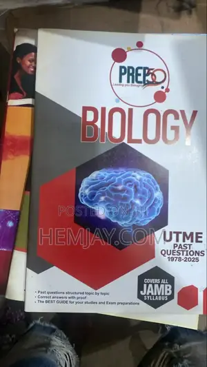 Prep50 Biology "Jamb, Waec, Neco Utme Past Questions (1988-2025)