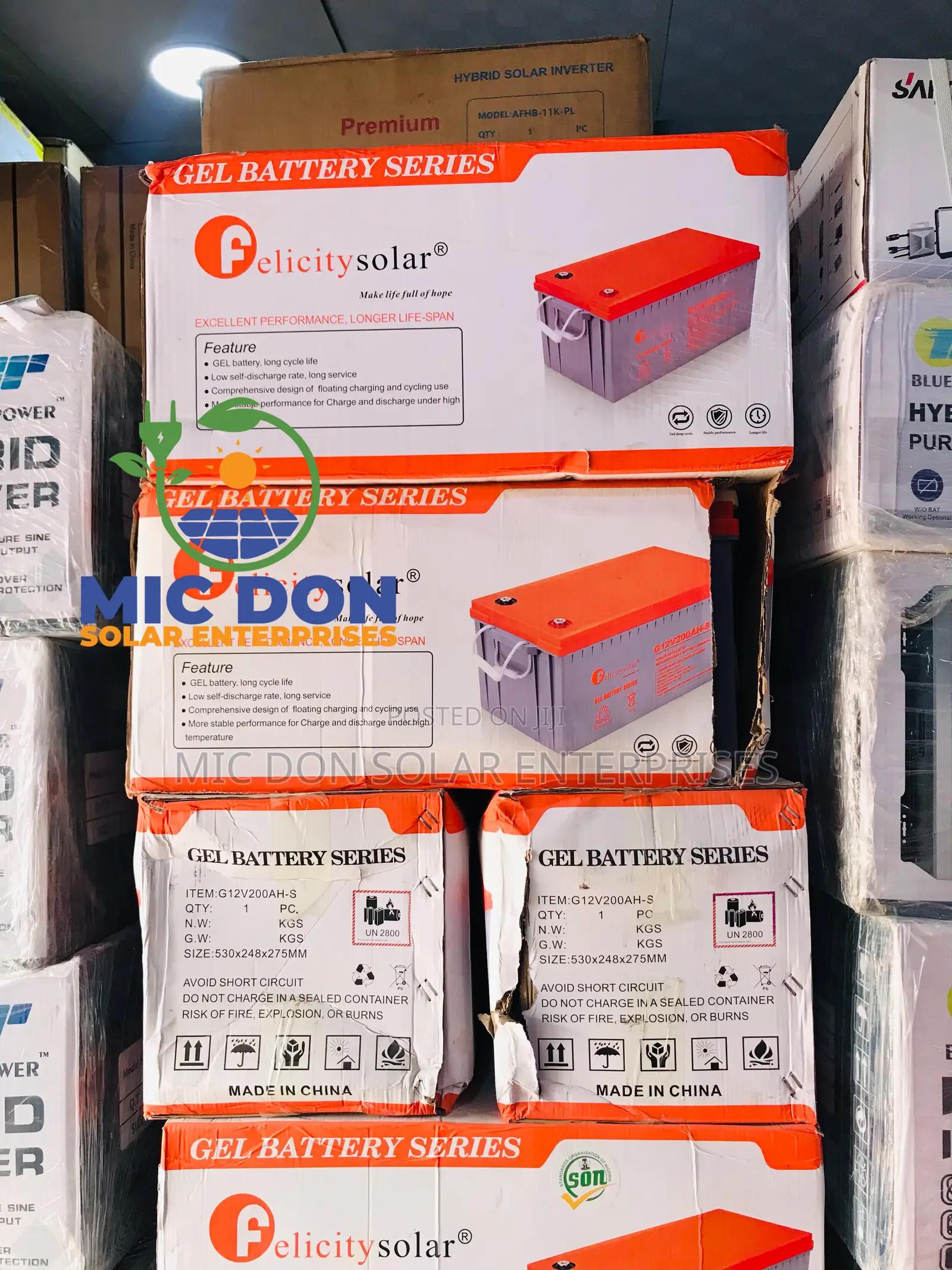 200ah Dry Cell Battery