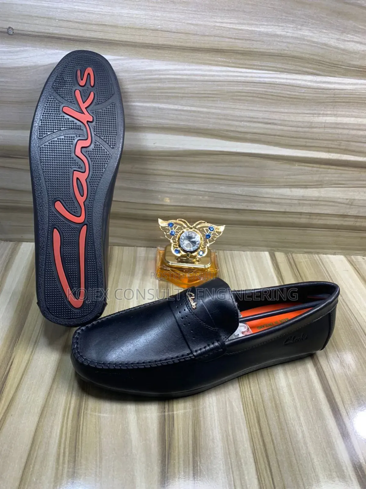 Clarks Leather Big Size Quality Shoe