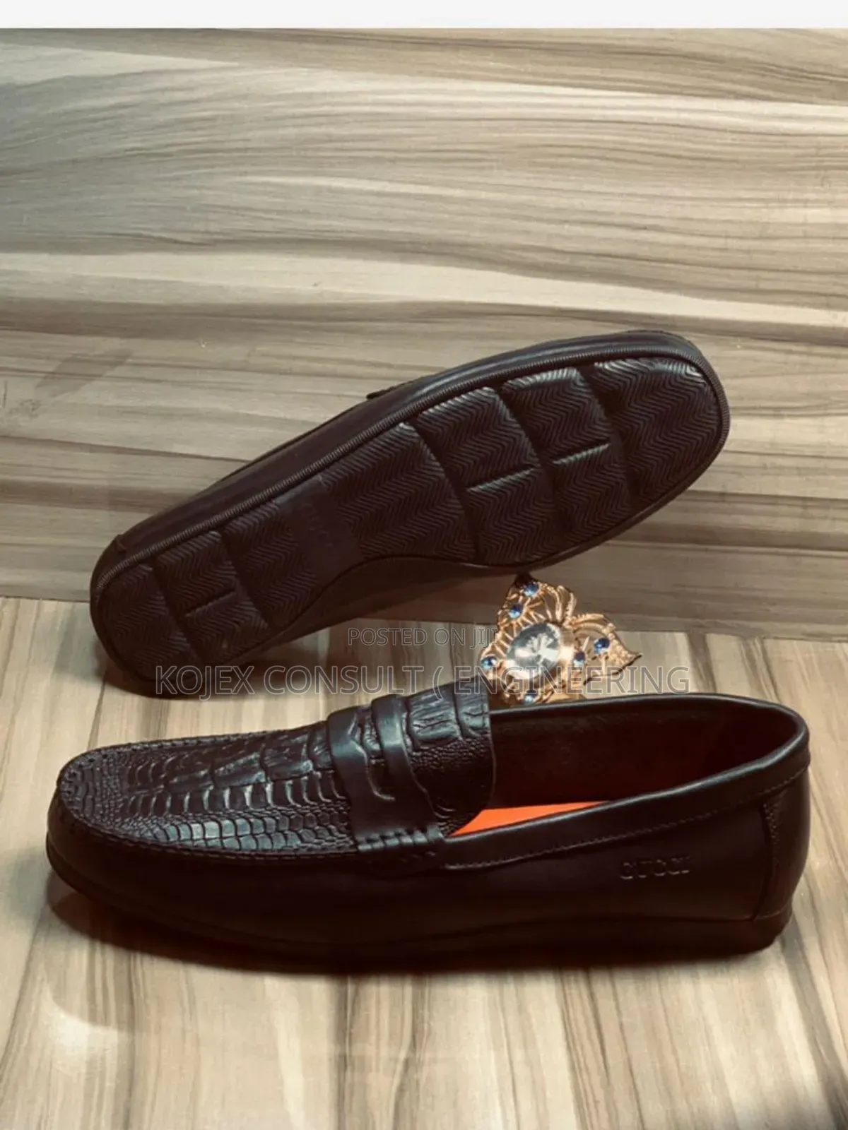 Clarks Leather Big Size Quality Shoe