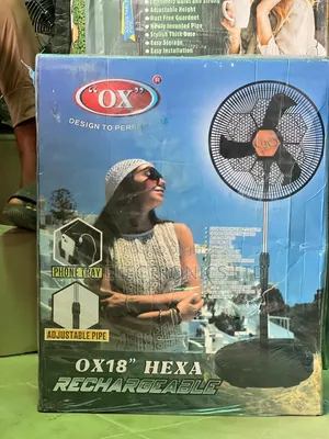 Ox 18" Rechargeable Standing Fan