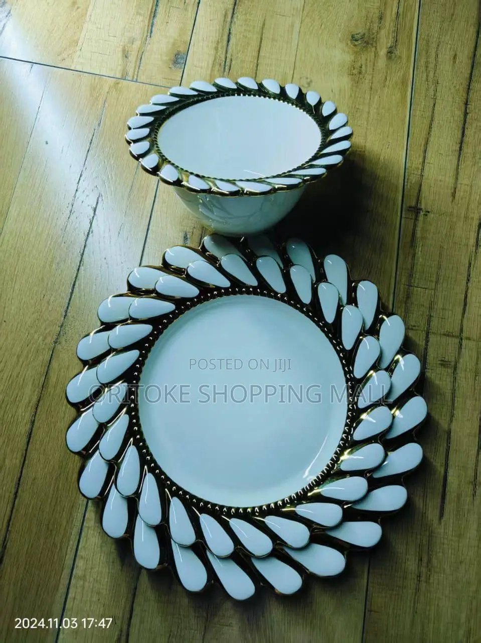 Luxury Quality Gold Plate Per Dozen