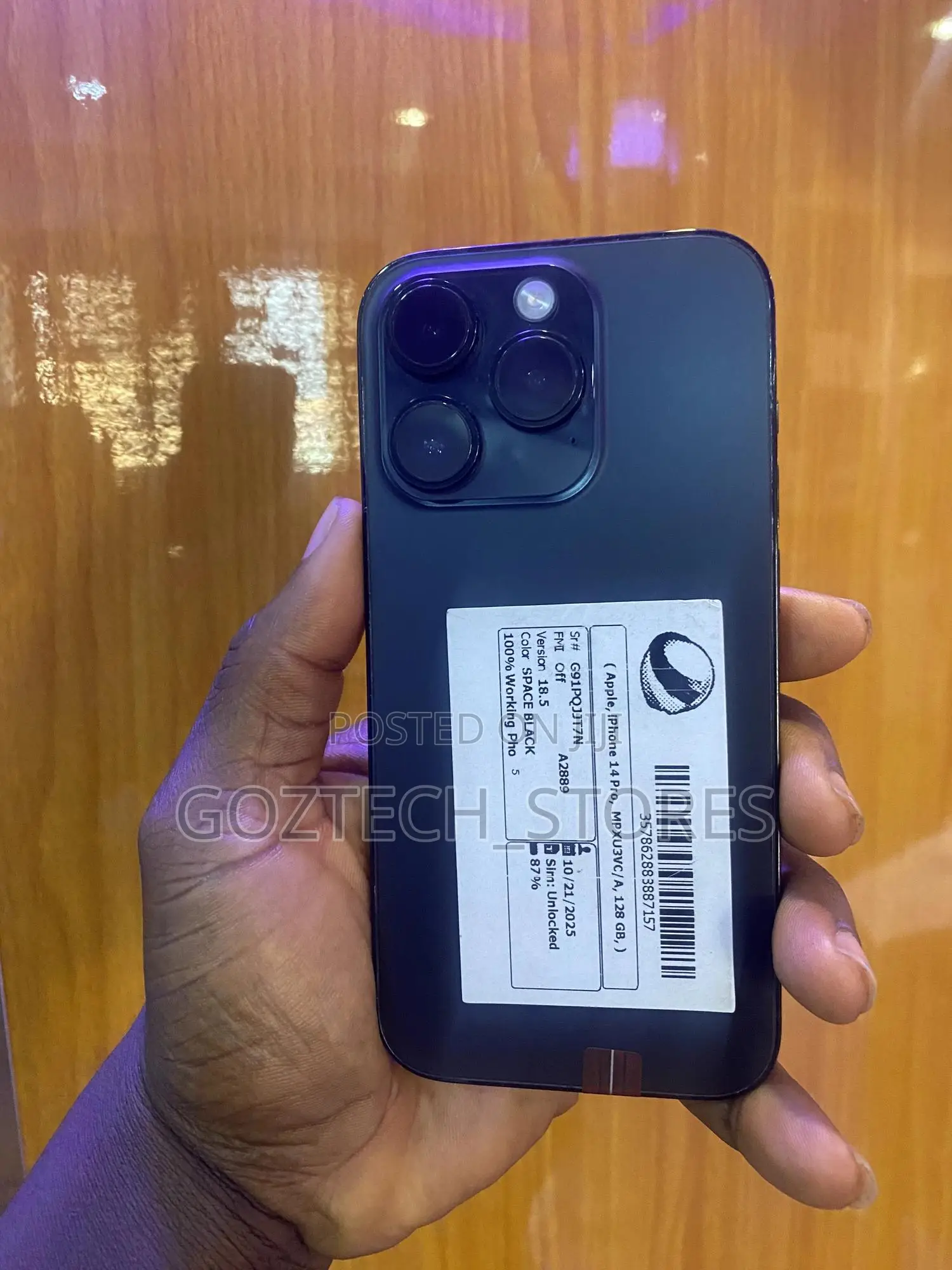 Apple iPhone 14 Pro Max 128 GB Black
