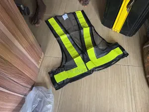 Durable Black Net Reflective Jacket
