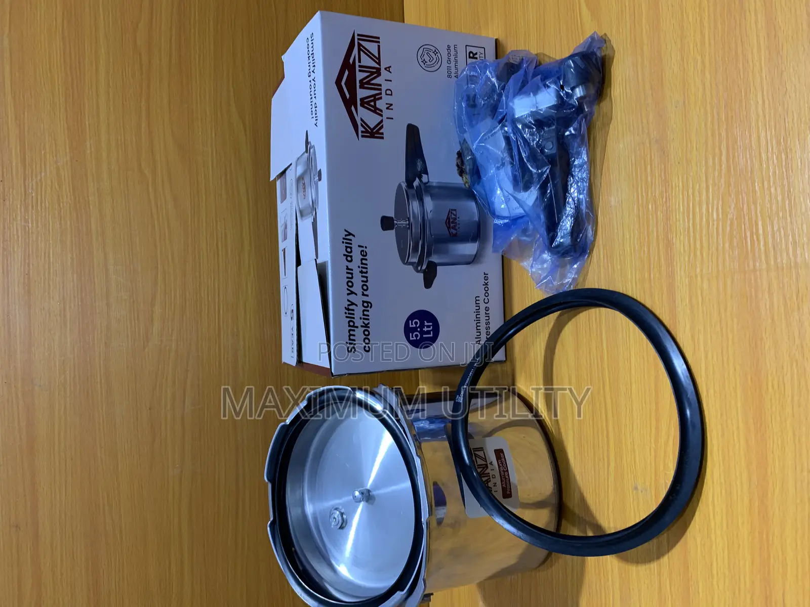 Kanzi 5.5 Liter Aluminium Pressure Pot