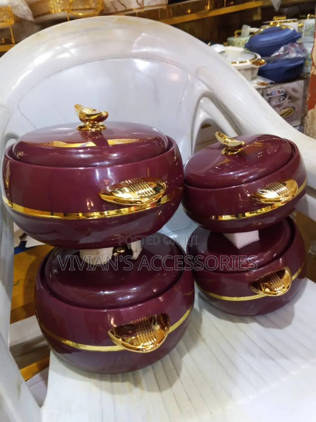 4 Set Luxury Food Warmer