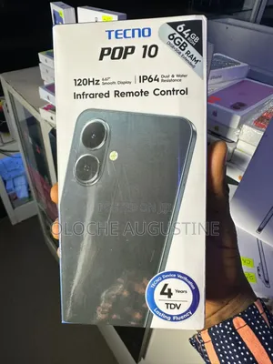 New Tecno Pop 10 64 GB Black