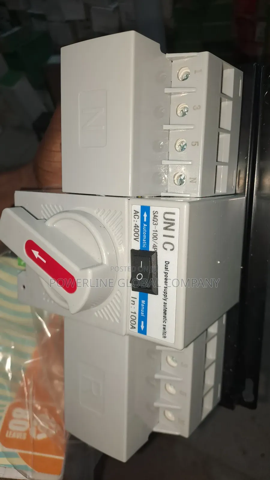 100amps Automatic Change Over Switch 4 Pole for Homes/ Hotels/ Lounges