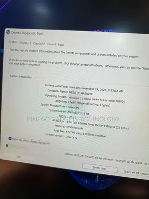 Laptop Dell Alienware M16 R1 64GB Intel Core I9 SSD 2T