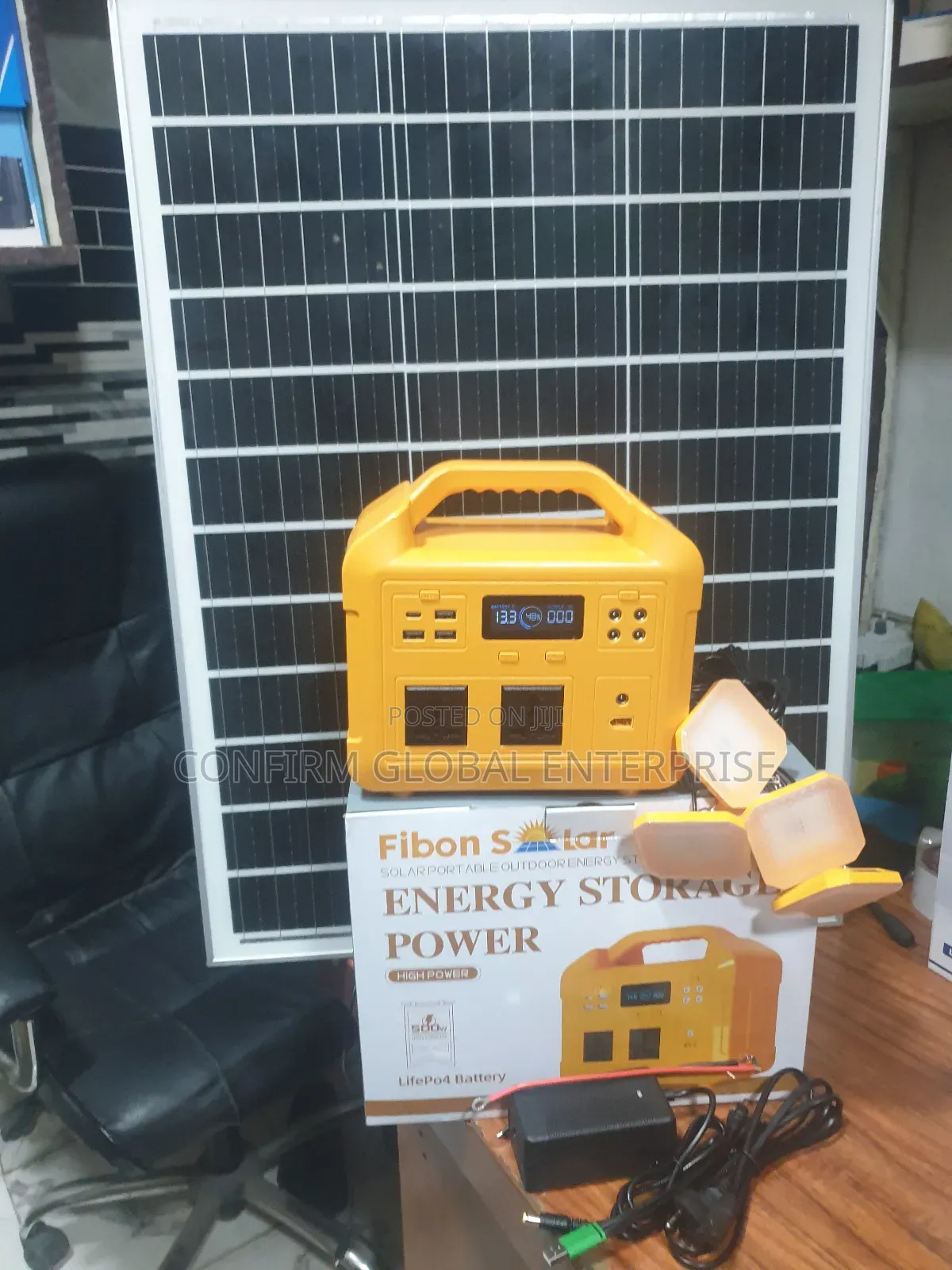 Original Solar Generator With 100w Solar Panel