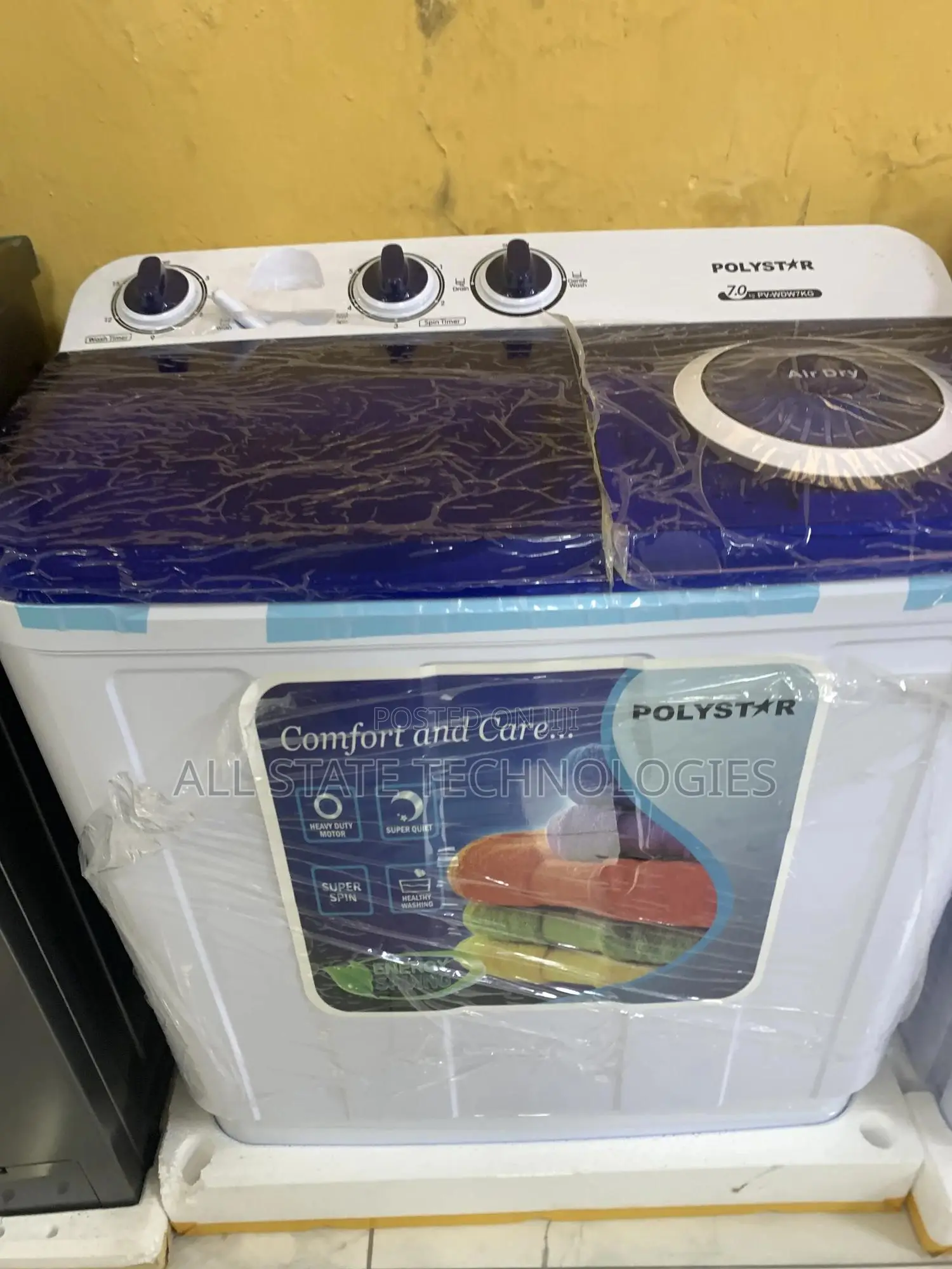 Polystar Top Load Twin Tub Washer 7kg