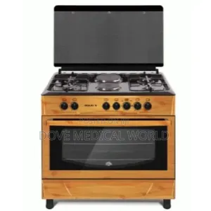 Maxi 60x90 (4 Gas + 2 Electric) Wood Finish Gas Cooker | Maxi60*90