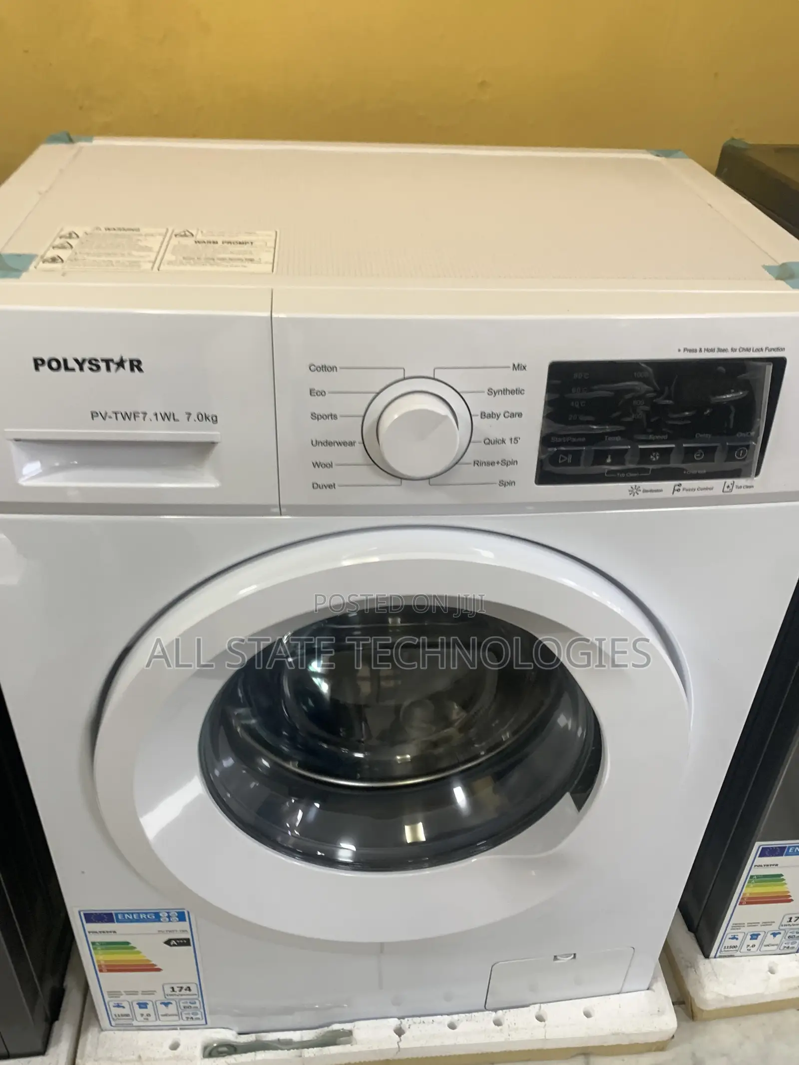Polystar 6kg Automatic Clothes Washer – Front Load