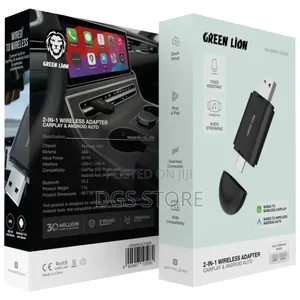 Green Lion 2in1 Wireless Carplay Adapter Android Auto Adapter