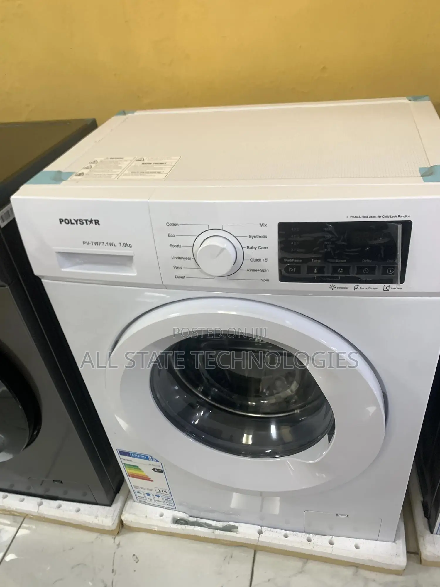 6kg Polystar Front Loader With Modern Wash Functions