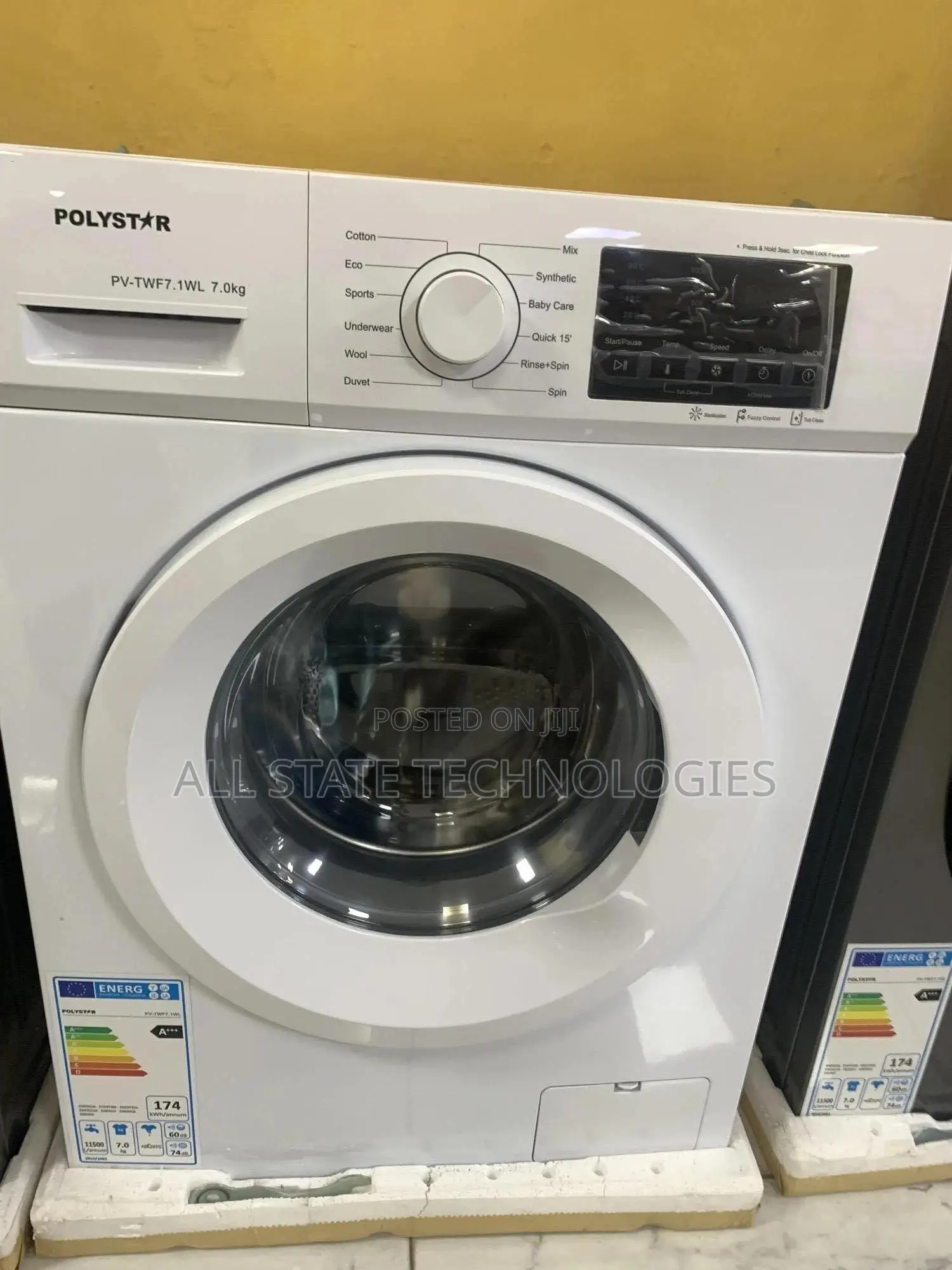 Efficient Polystar 6kg Front Loader Washing Machine