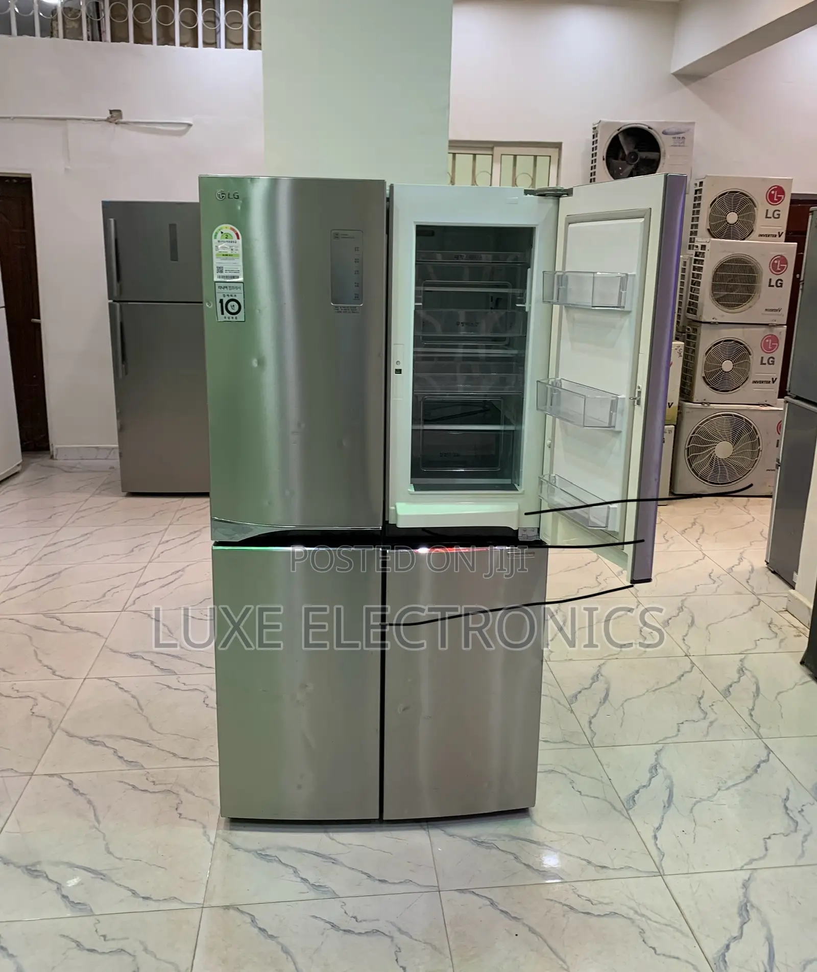 LG 870 Liters Linear Inverter 4dooor Side by Side Refrigerator Foreign