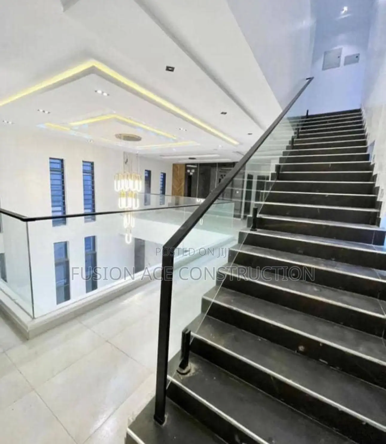 Staircase and Balcony Glass Handrails