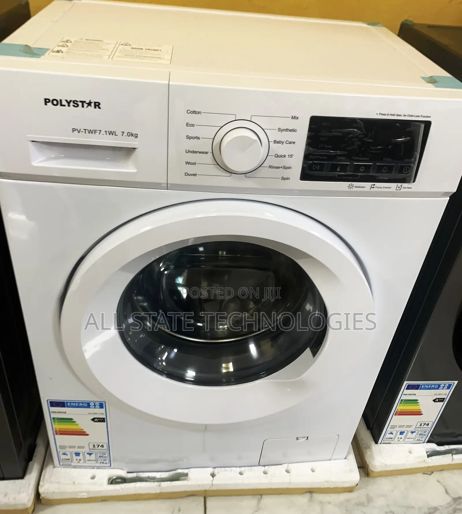 Polystar Pv.Twf7.Lwl Front Load Machine With Low Power Use