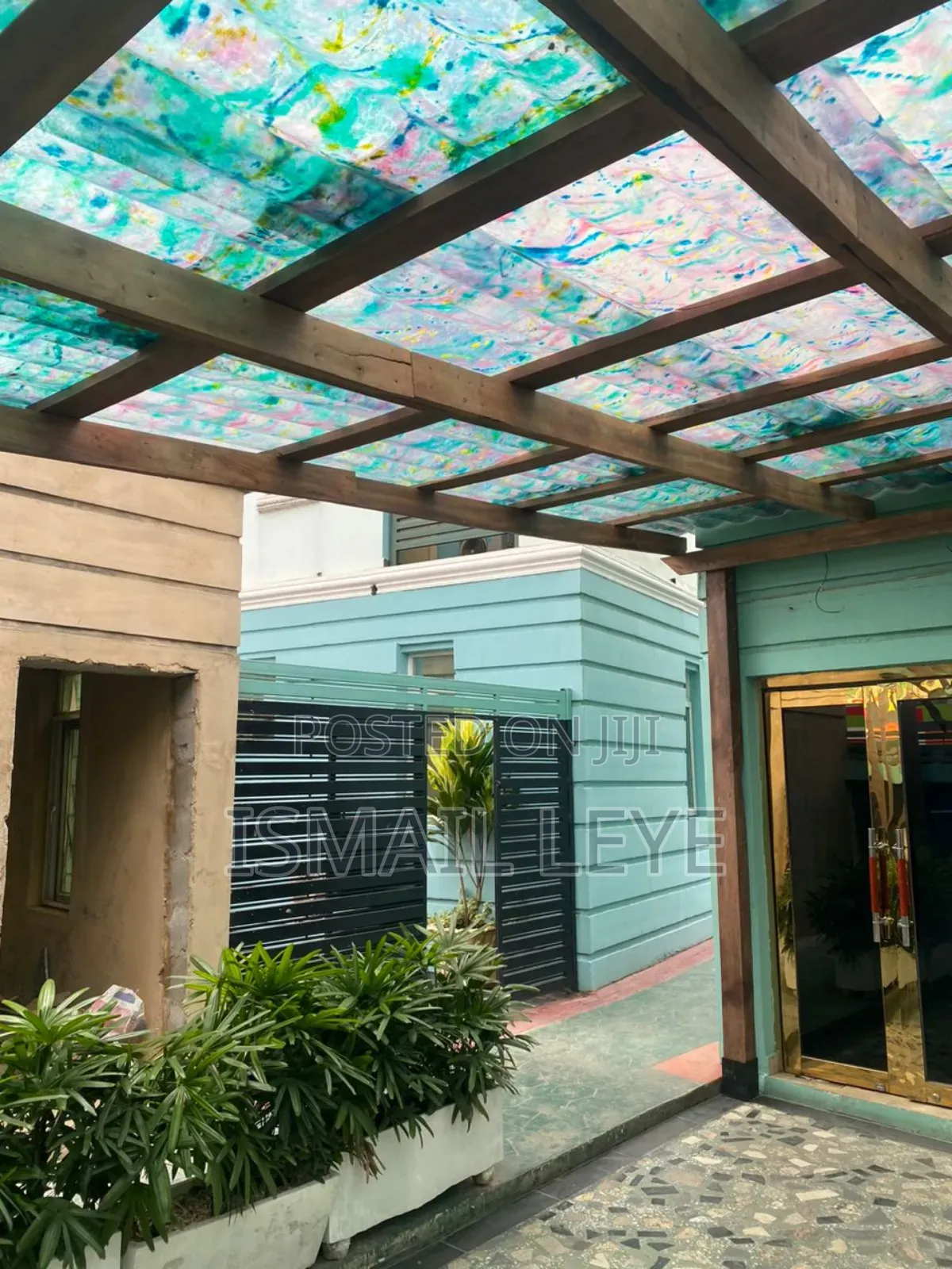 Mosaic Transparent Polycarbonate Fibre Sheets
