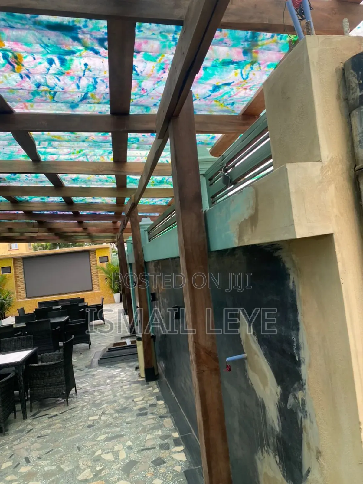 Mosaic Transparent Polycarbonate Fibre Sheets