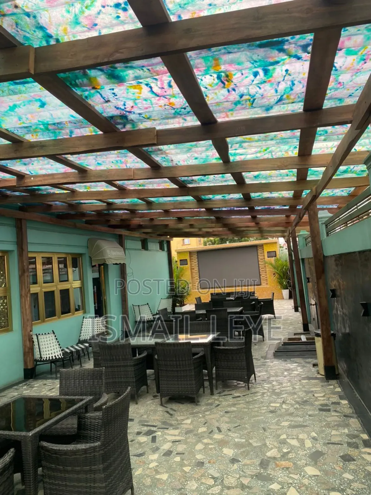 Mosaic Transparent Polycarbonate Fibre Sheets
