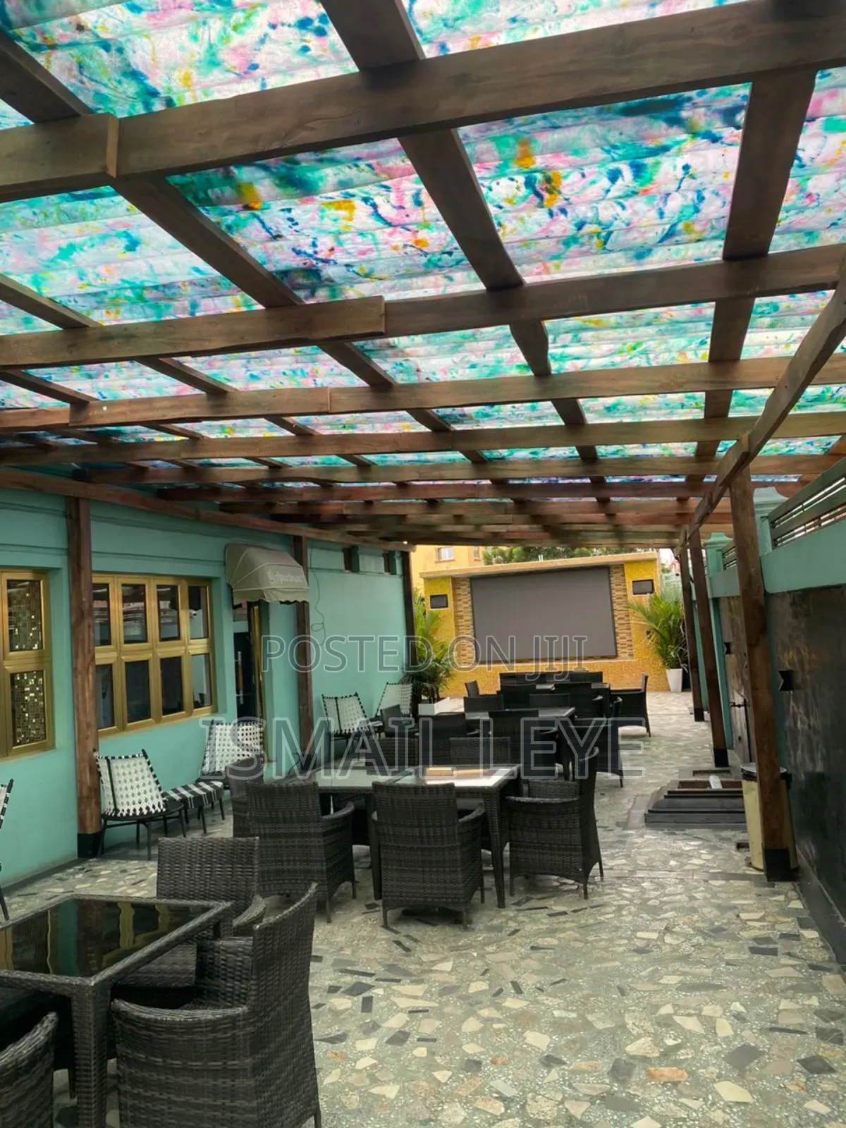 Mosaic Transparent Polycarbonate Fibre Sheets