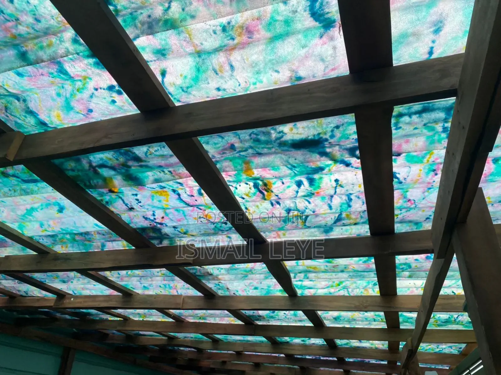 Mosaic Transparent Polycarbonate Fibre Sheets