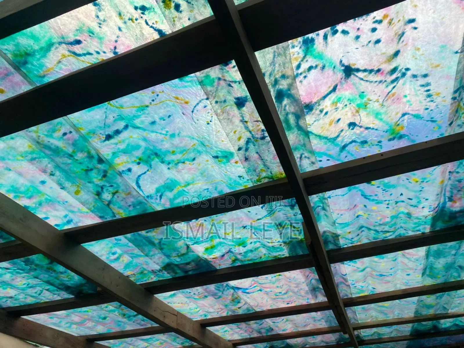Mosaic Transparent Polycarbonate Fibre Sheets