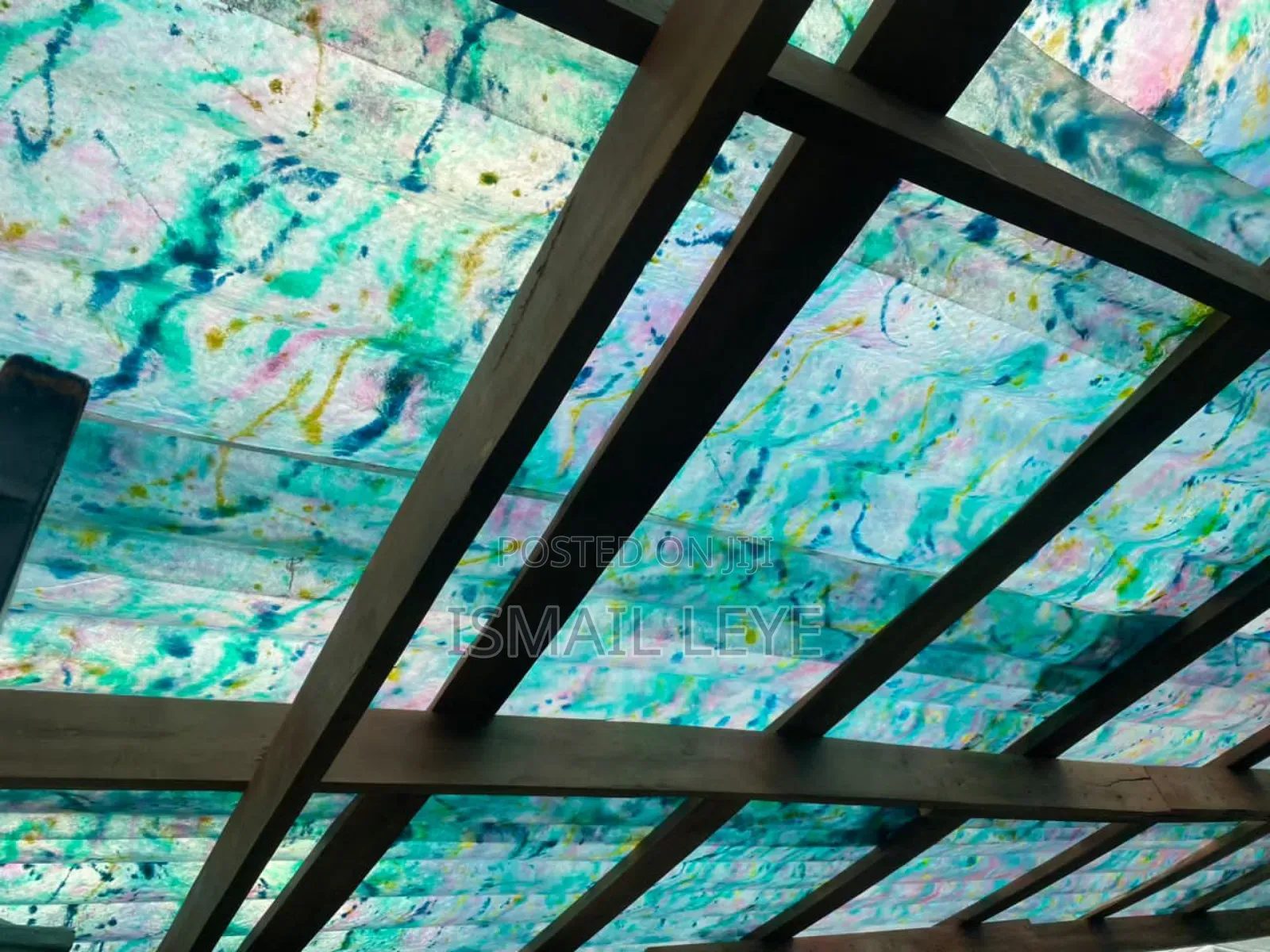 Mosaic Transparent Polycarbonate Fibre Sheets