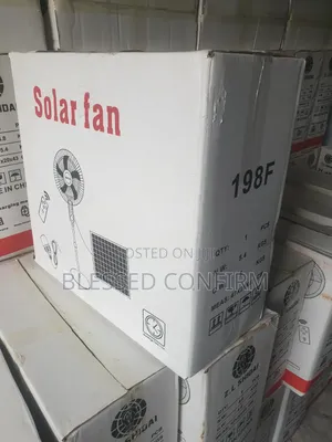 Original All in One Solar Standing Fan With Led Light and Panel