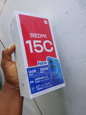 New Xiaomi Redmi 15C 4G 256 GB Black