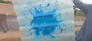 Splash Design Transparent Roofing Sheet