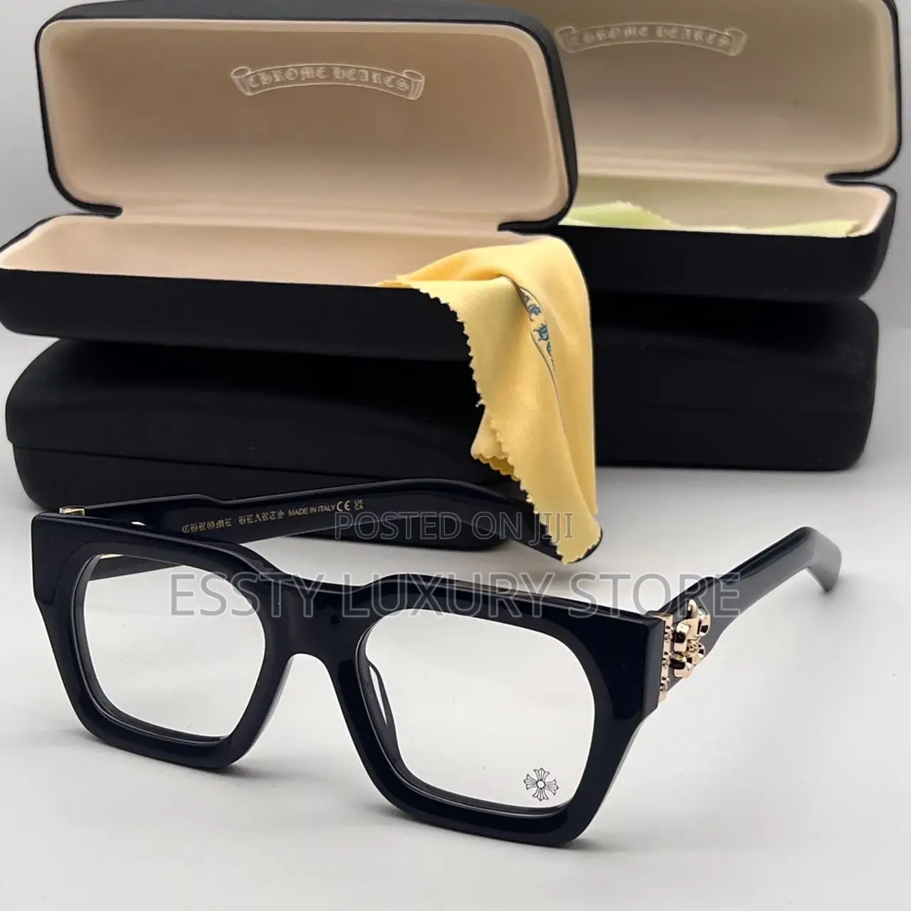 High Quality Luxury Chromehart Frame Glasses