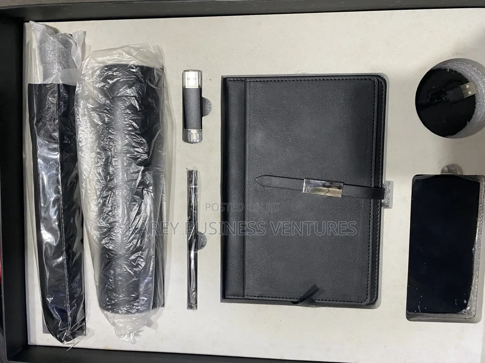 Corporate Gift Set-Items;Powerbank,Umbrella,Flask,Notepad,Flash Drive