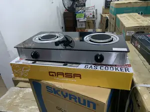 Qasa QGC-2bg Infrared Gas Stove – Fast Heating Double Burner