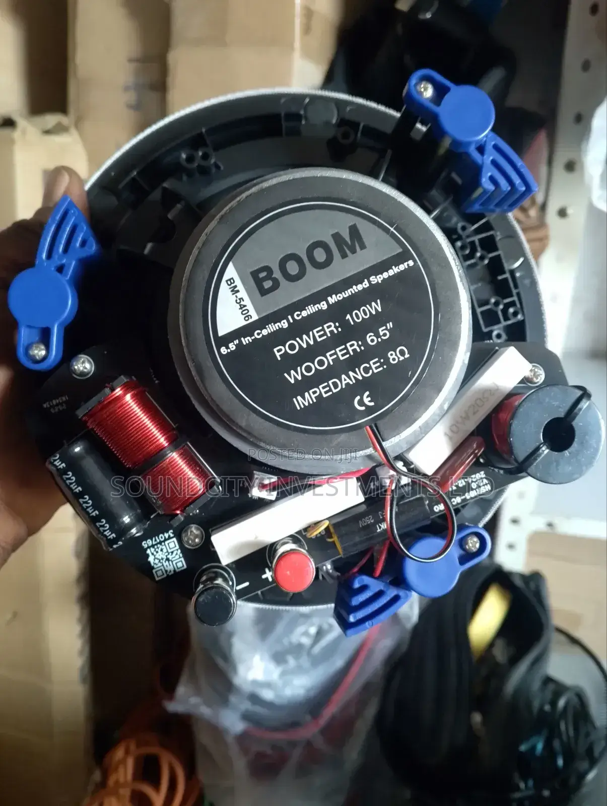 Boom 100w Frameless Ceiling Speaker.