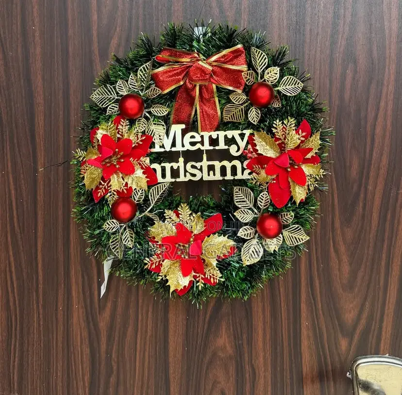 Xmas Wreath With Plague
