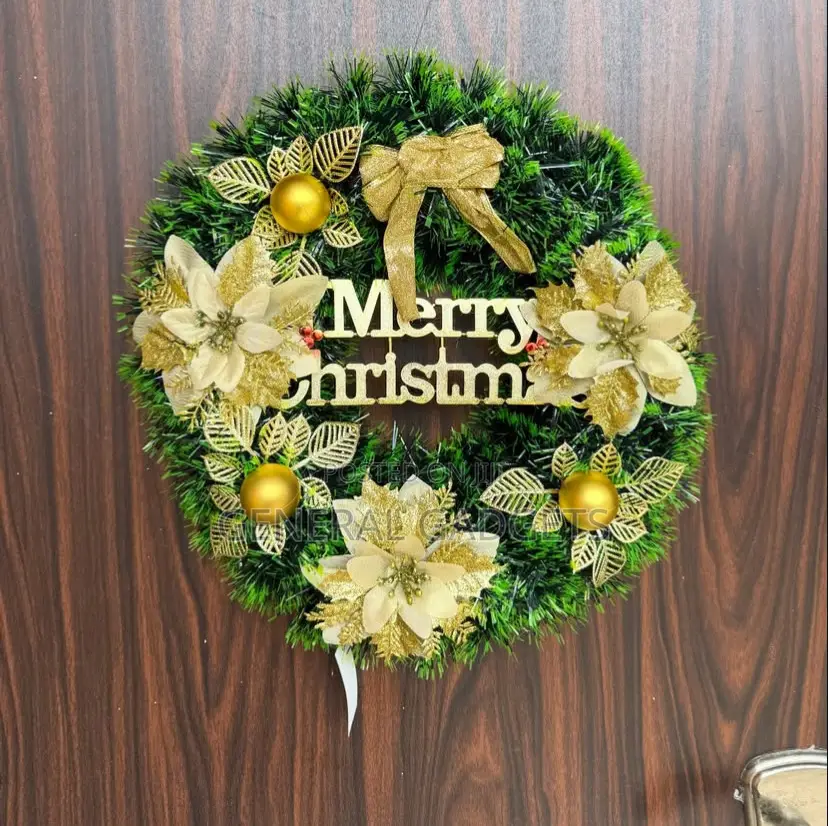 Xmas Wreath With Plague
