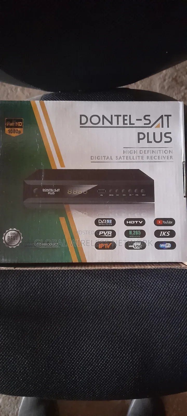 Dontelsat Plus Free to Air H265 Hevc Decoder Only