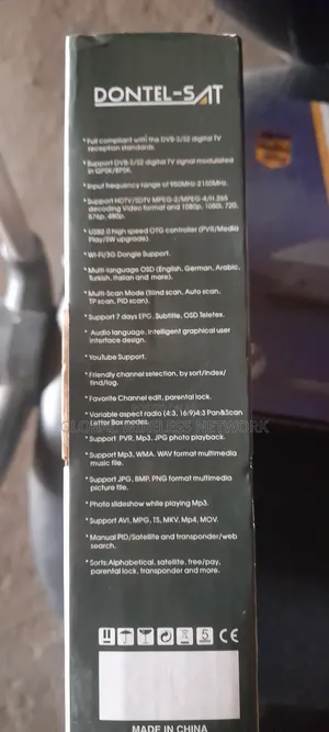 Dontelsat Plus Free to Air H265 Hevc Decoder Only