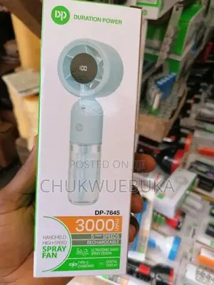 3000wax Dp Rechargeable Fan With Battery Capacity of 3000wax