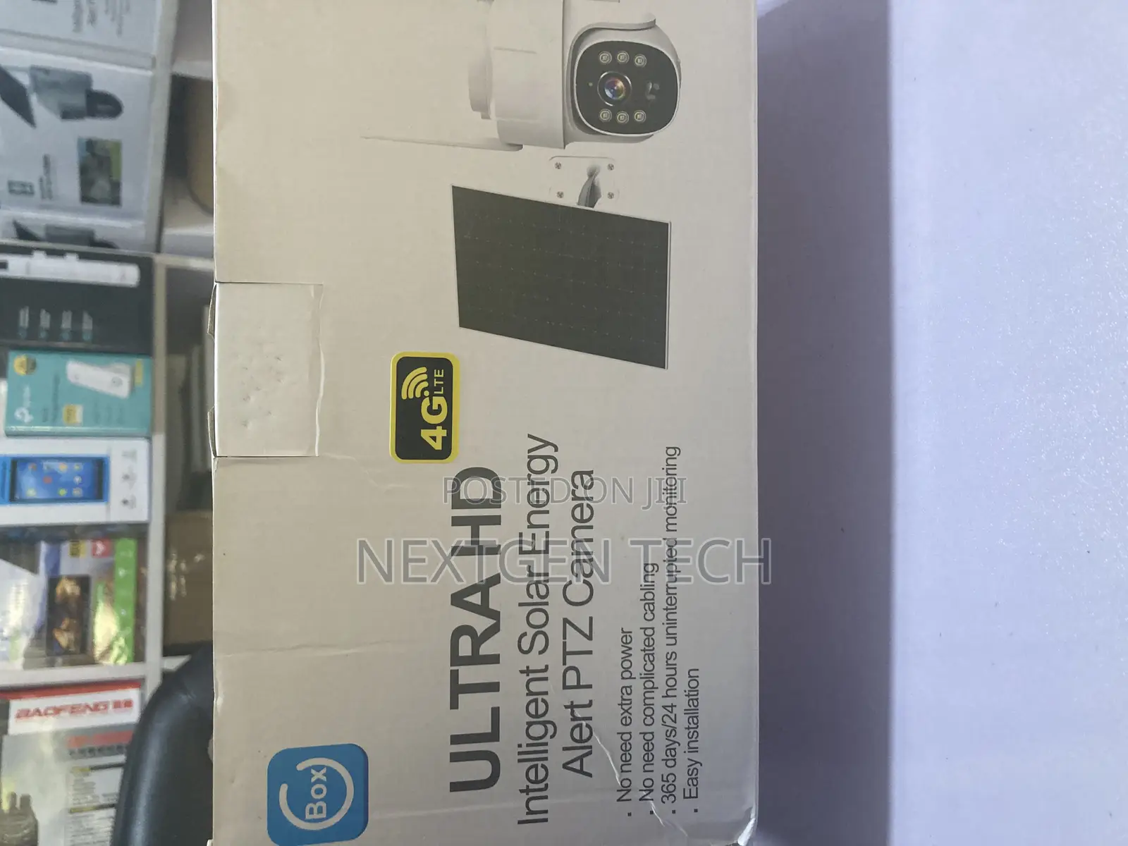 Ubox Single Lense Solar PTZ 4g Camera