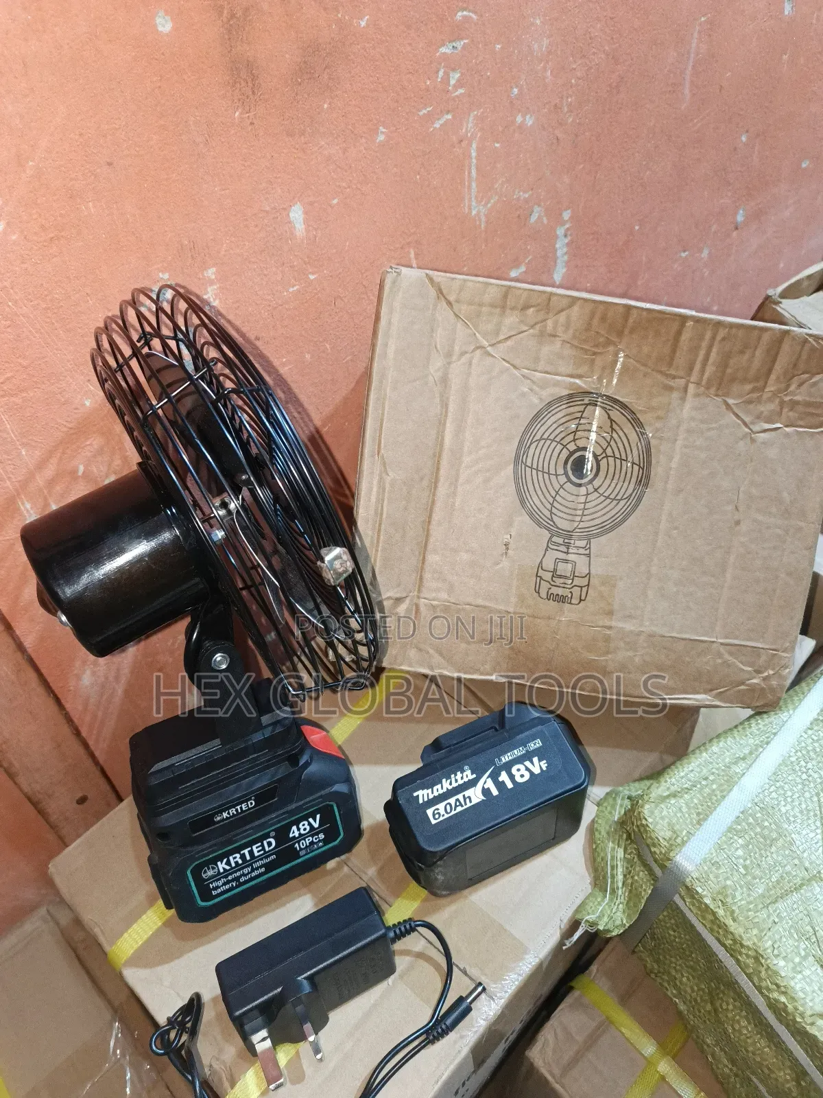 Cordless 48v Handheld Fan