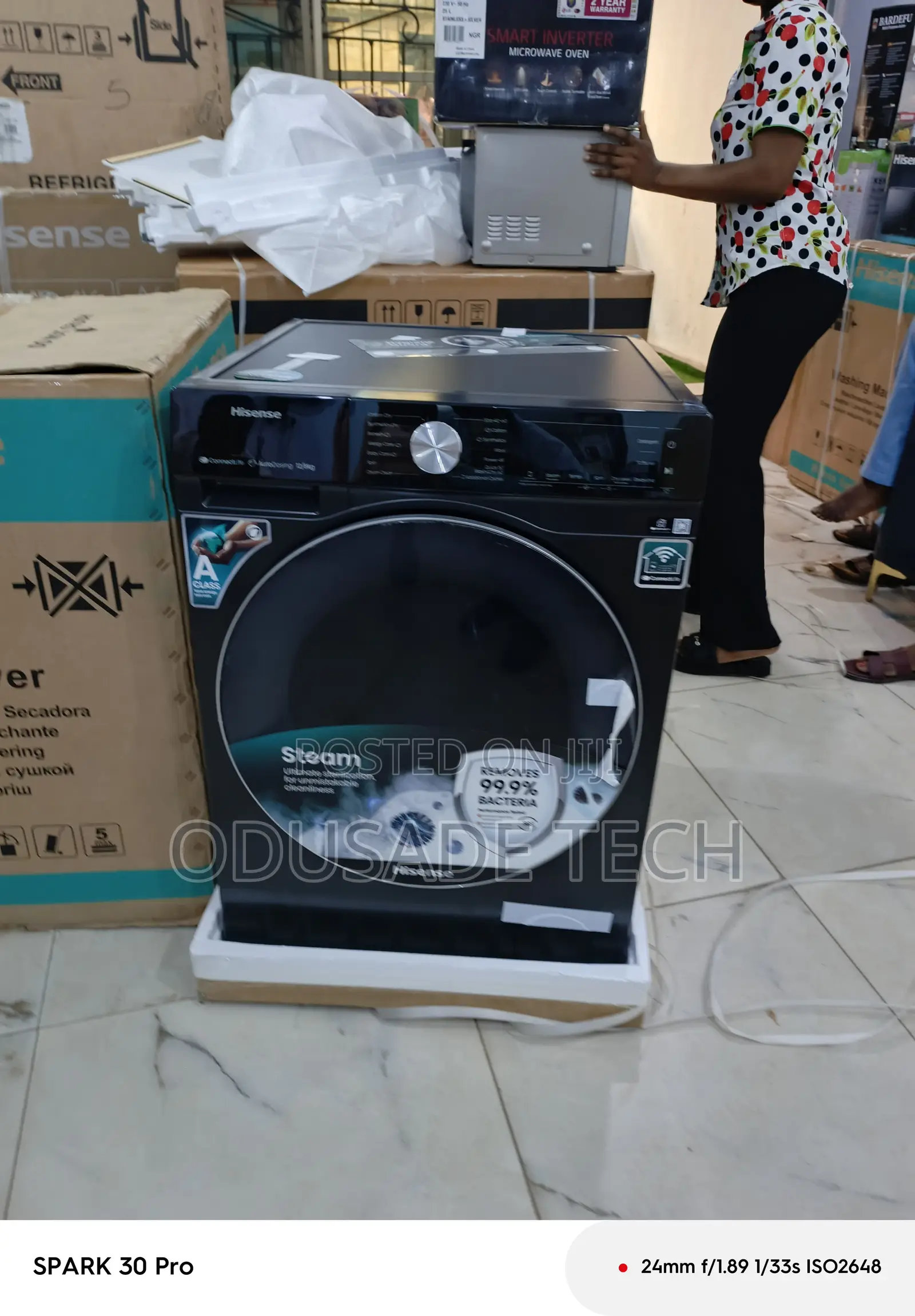 Hisense Washing Machine Inverter With Drying Function12kg/8kg