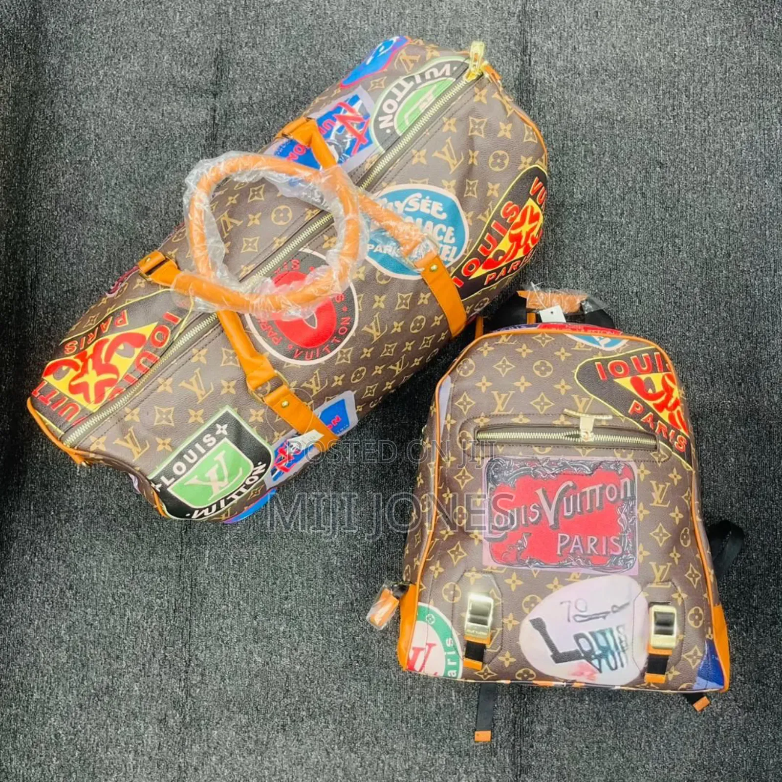 "Lv Combo Pack - Replica Backpack & Duffel Bag Set"
