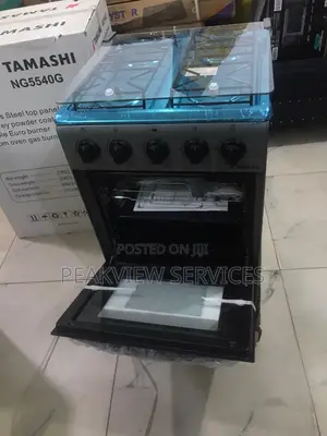 4 Burner Gas Cooker Tamashi Ng5540g Balanced Layout
